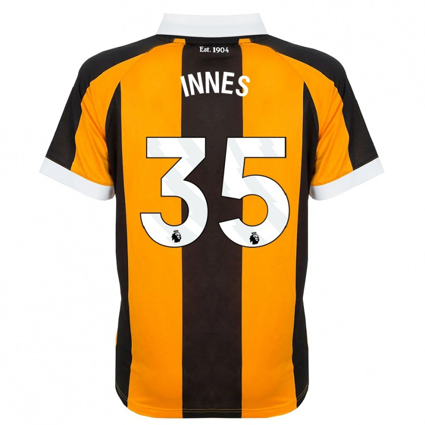 Danxen Homem Camisola Emma Innes #35 Laranja Preto Branco Principal 2026/27 Camisa Brasil