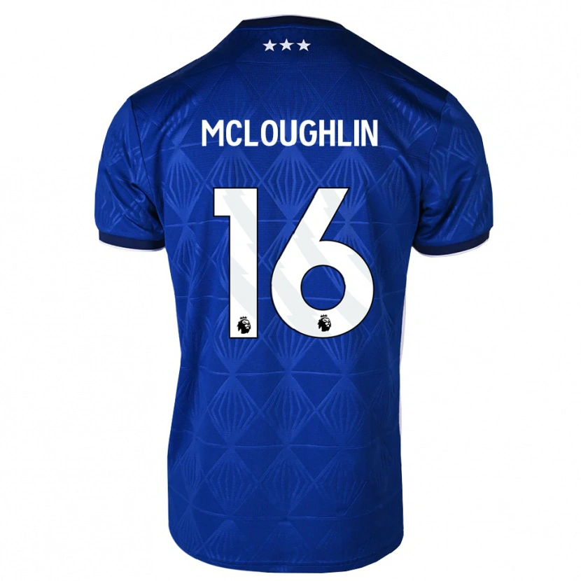 Danxen Homem Camisola Tommy Mcloughlin #16 Azul Médio Branco Vermelho Principal 2026/27 Camisa Brasil