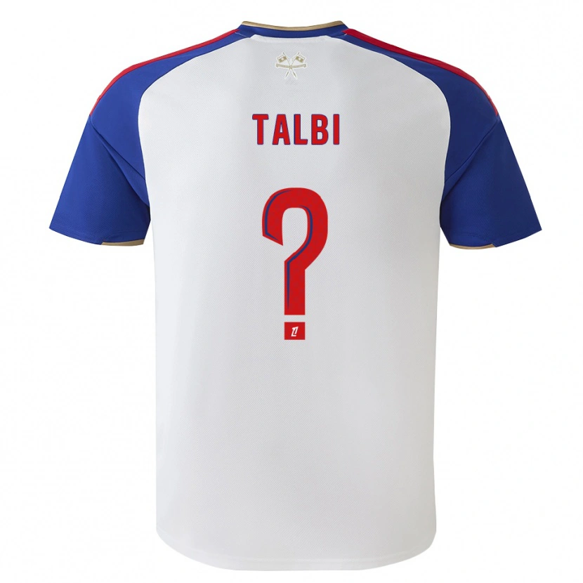 Danxen Homem Camisola Ryad Talbi #0 Azul Real Vermelho Branco Principal 2026/27 Camisa Brasil