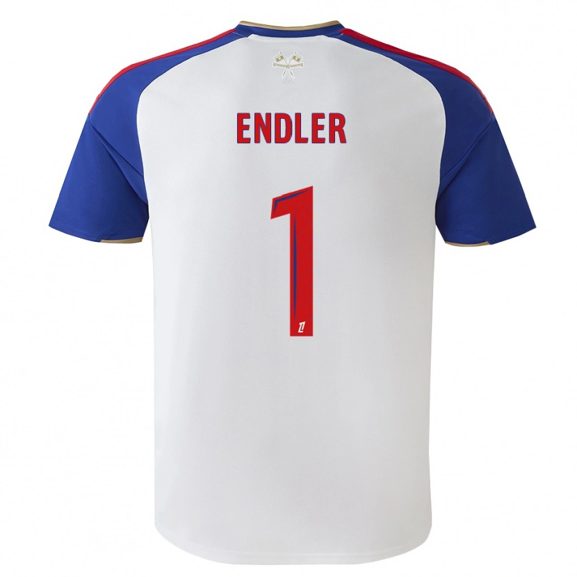 Danxen Homem Camisola Christiane Endler #1 Azul Real Vermelho Branco Principal 2026/27 Camisa Brasil