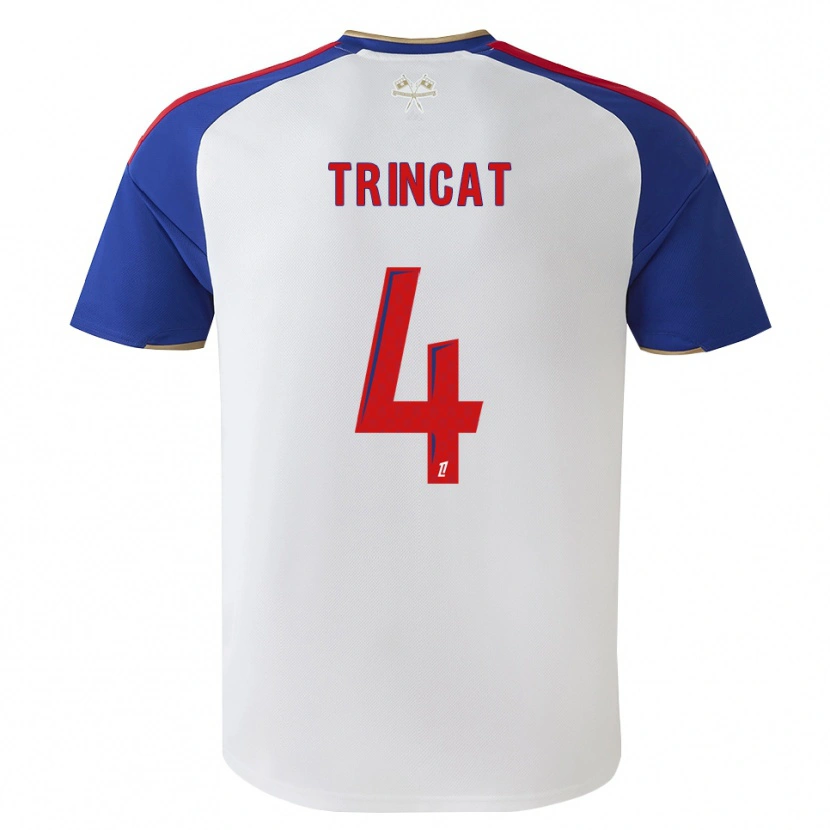 Danxen Homem Camisola Aaron Trincat #4 Azul Real Vermelho Branco Principal 2026/27 Camisa Brasil