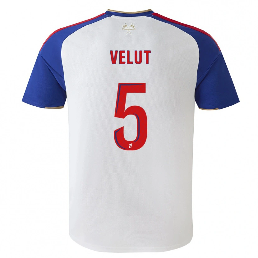 Danxen Homem Camisola Nolan Velut #5 Azul Real Vermelho Branco Principal 2026/27 Camisa Brasil