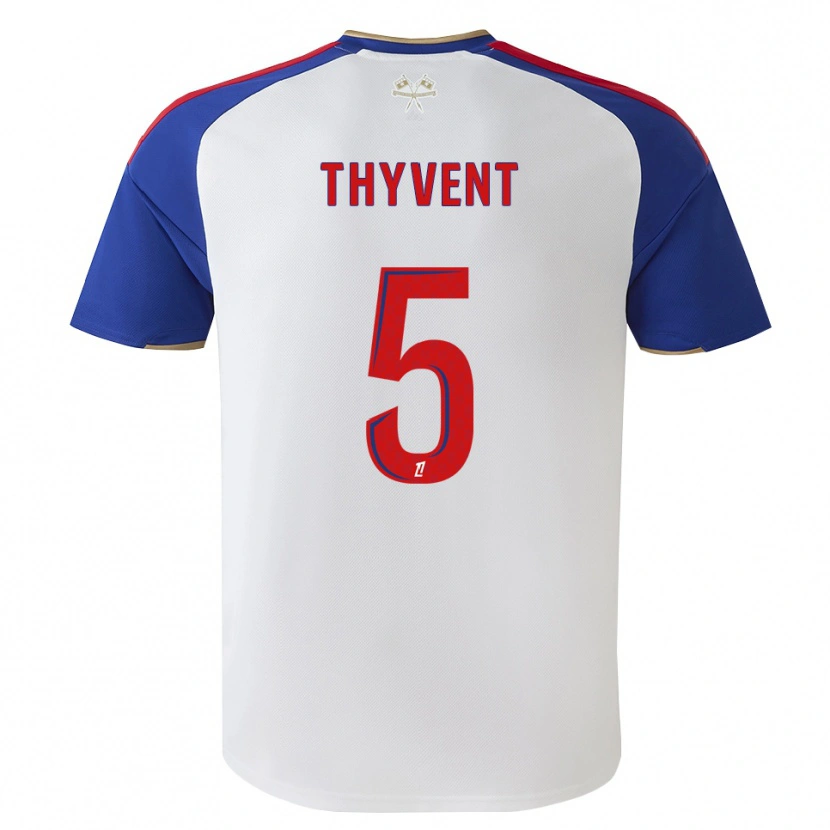 Danxen Homem Camisola Estéban Thyvent #5 Azul Real Vermelho Branco Principal 2026/27 Camisa Brasil