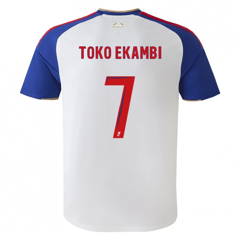 Danxen Homem Camisola Karl Toko Ekambi #7 Azul Real Vermelho Branco Principal 2026/27 Camisa Brasil