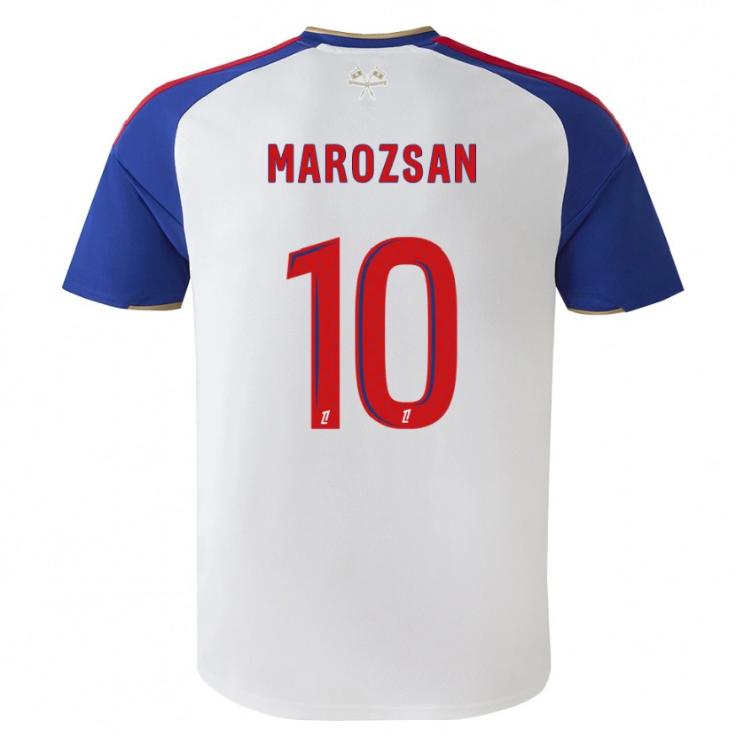 Danxen Homem Camisola Dzsenifer Marozsan #10 Azul Real Vermelho Branco Principal 2026/27 Camisa Brasil