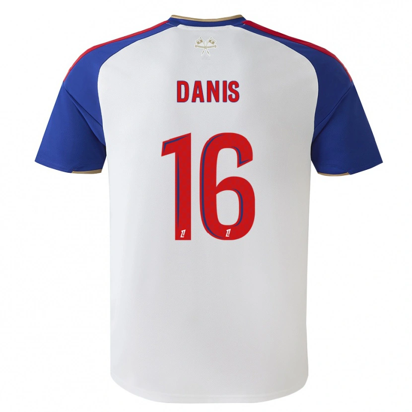 Danxen Homem Camisola Adrien Danis #16 Azul Real Vermelho Branco Principal 2026/27 Camisa Brasil