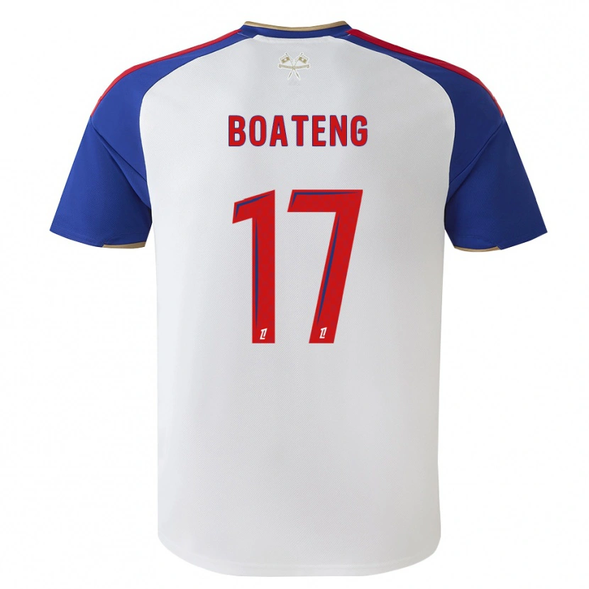Danxen Homem Camisola Jerome Boateng #17 Azul Real Vermelho Branco Principal 2026/27 Camisa Brasil