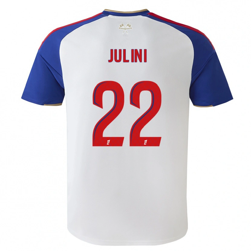 Danxen Homem Camisola Sally Julini #22 Azul Real Vermelho Branco Principal 2026/27 Camisa Brasil