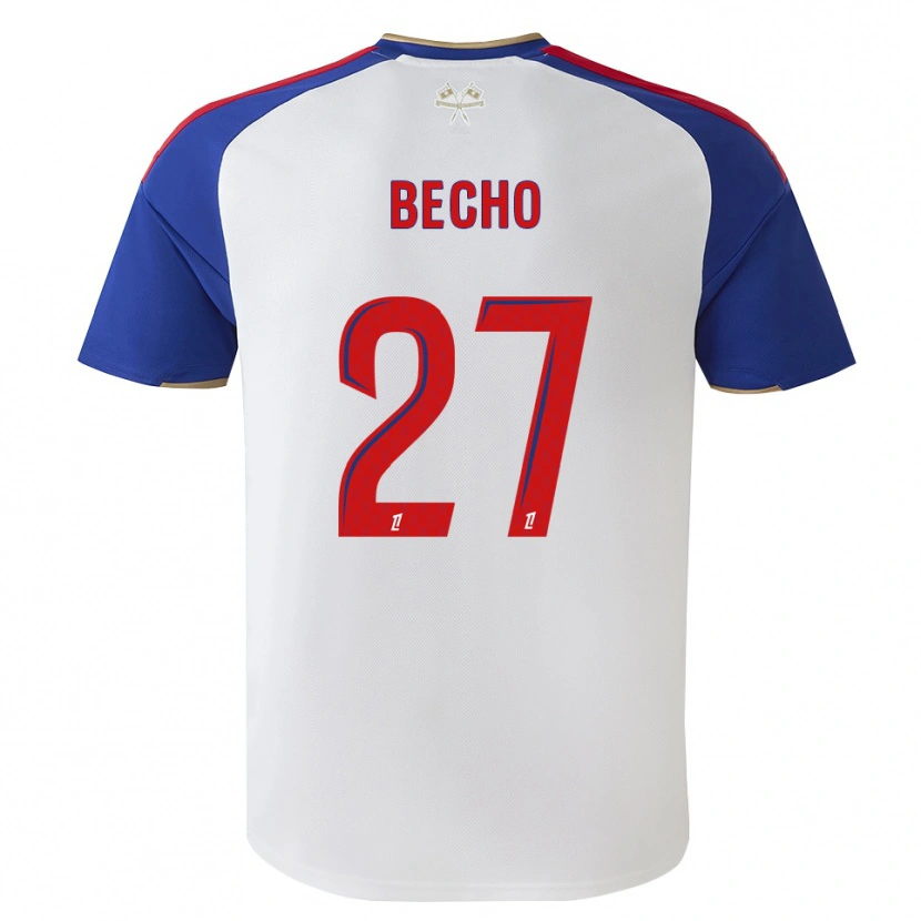 Danxen Homem Camisola Vicki Bècho #27 Azul Real Vermelho Branco Principal 2026/27 Camisa Brasil