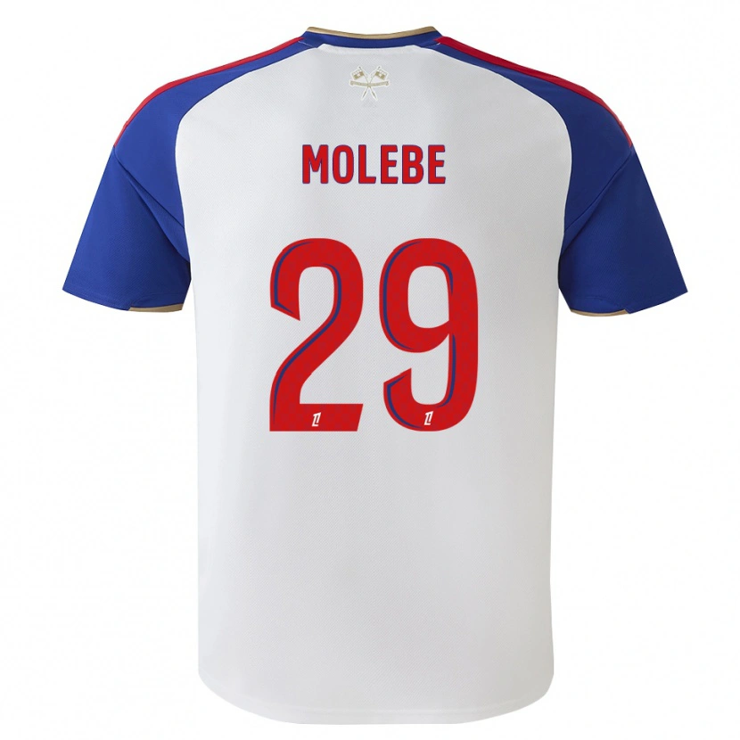 Danxen Homem Camisola Enzo Molebe #29 Azul Real Vermelho Branco Principal 2026/27 Camisa Brasil