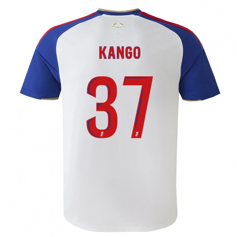 Danxen Homem Camisola Steeve Kango #37 Azul Real Vermelho Branco Principal 2026/27 Camisa Brasil