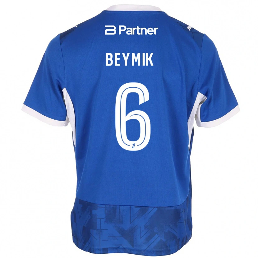 Danxen Homem Camisola Adam Beymik #6 Azul Médio Branco Principal 2026/27 Camisa Brasil