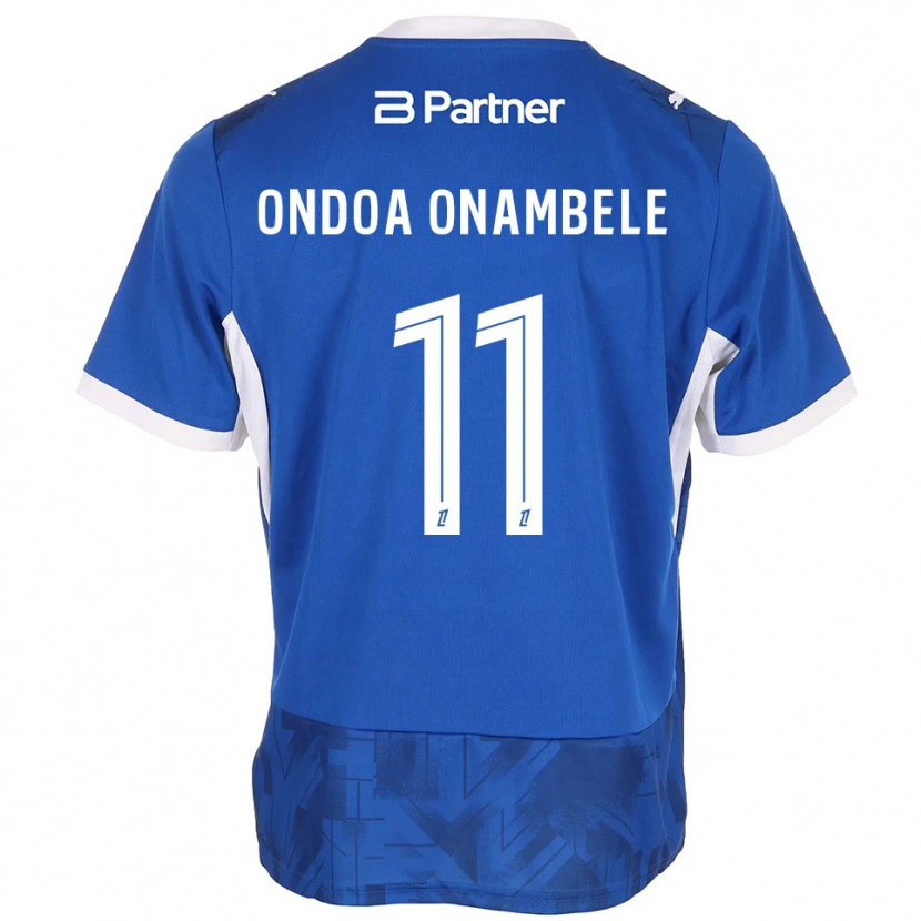 Danxen Homem Camisola Fred Ondoa Onambele #11 Azul Médio Branco Principal 2026/27 Camisa Brasil