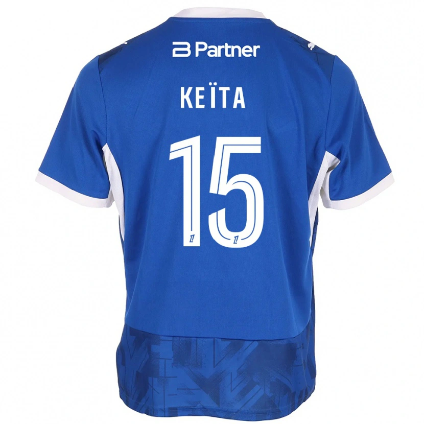 Danxen Homem Camisola Modibo Keïta #15 Azul Médio Branco Principal 2026/27 Camisa Brasil