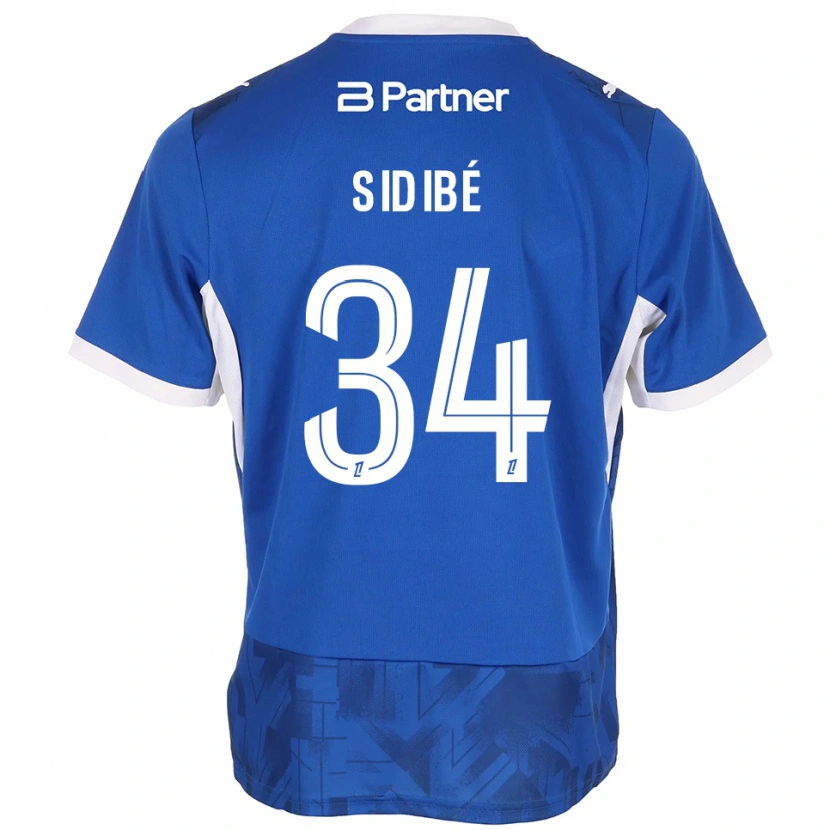 Danxen Homem Camisola Aly Sidibé #34 Azul Médio Branco Principal 2026/27 Camisa Brasil