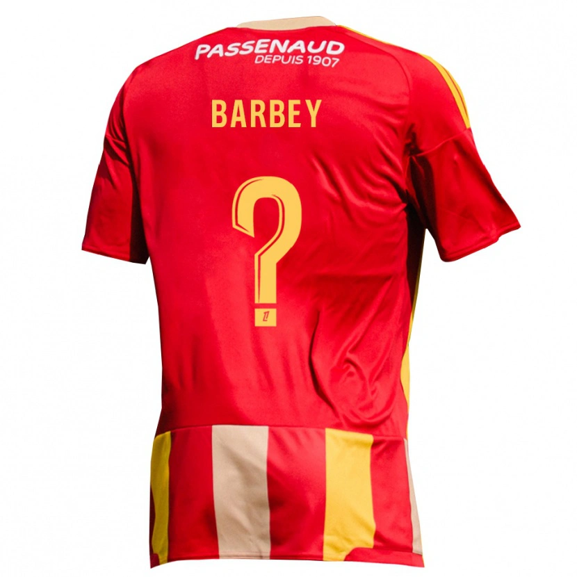 Danxen Homem Camisola Eliott Barbey #0 Amarelo Vermelho Verde Principal 2026/27 Camisa Brasil