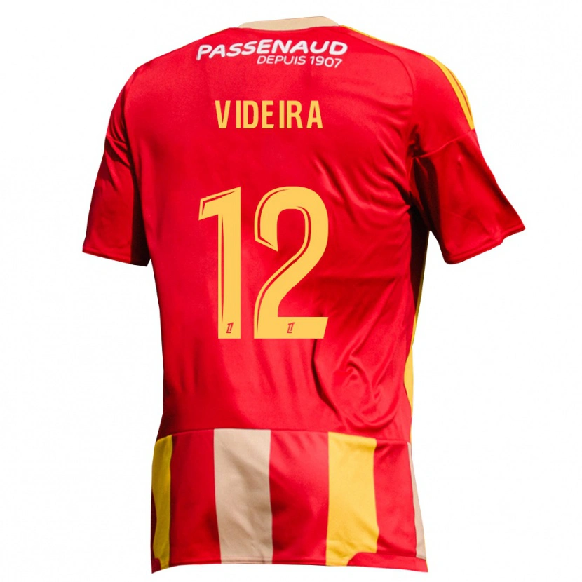 Danxen Homem Camisola Lenny Videira #12 Amarelo Vermelho Verde Principal 2026/27 Camisa Brasil