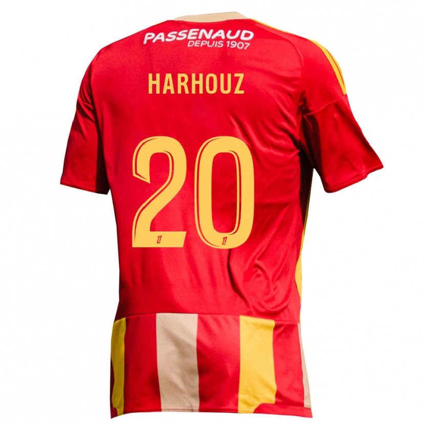 Danxen Homem Camisola William Harhouz #20 Amarelo Vermelho Verde Principal 2026/27 Camisa Brasil
