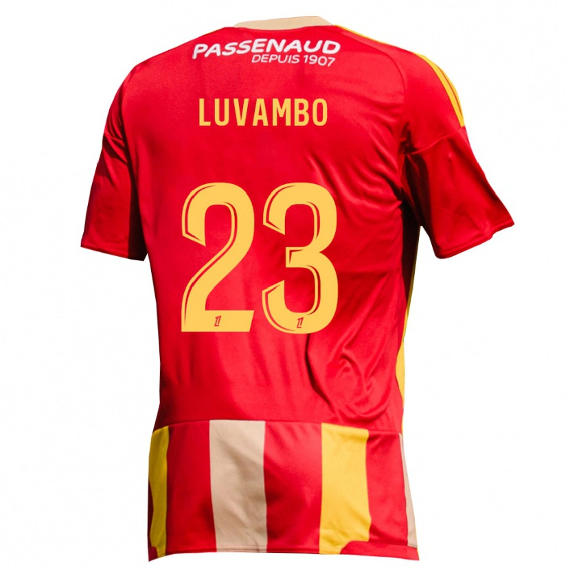 Danxen Homem Camisola Taylor Luvambo #23 Amarelo Vermelho Verde Principal 2026/27 Camisa Brasil