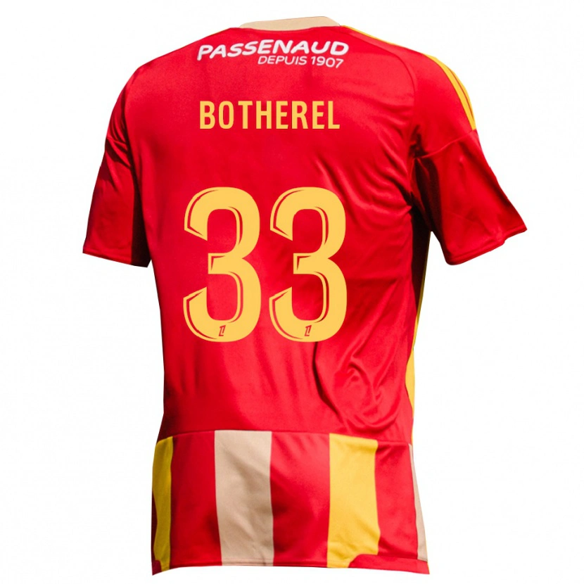 Danxen Homem Camisola Lucas Botherel #33 Amarelo Vermelho Verde Principal 2026/27 Camisa Brasil