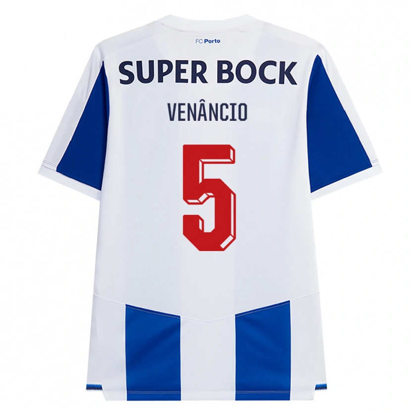 Danxen Homem Camisola Eduardo Venâncio #5 Azul Branco Vermelho Principal 2026/27 Camisa Brasil