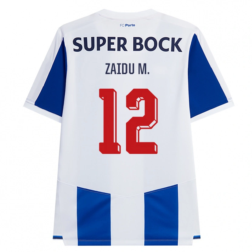 Danxen Homem Camisola Zaidu Sanusi #12 Azul Branco Vermelho Principal 2026/27 Camisa Brasil