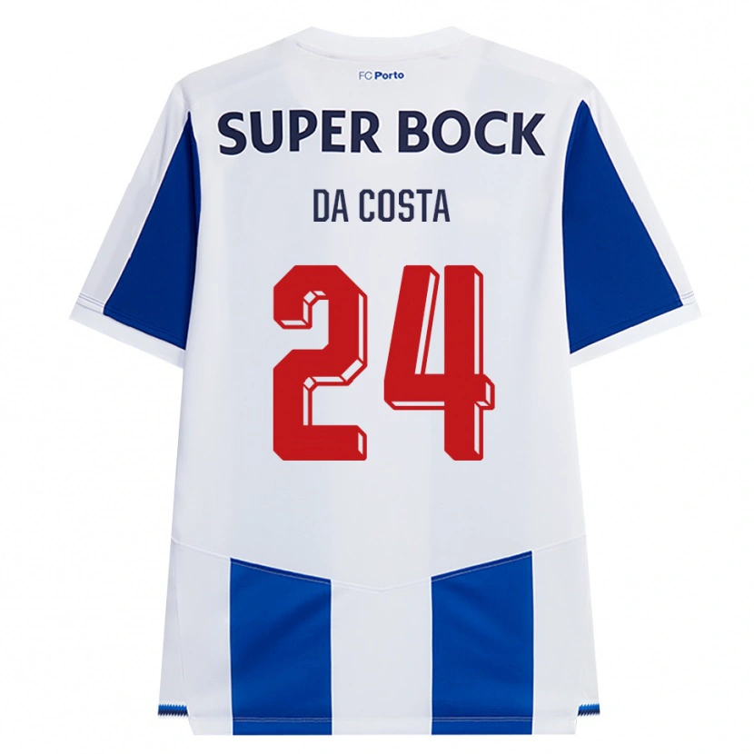 Danxen Homem Camisola Seif Da Costa #24 Azul Branco Vermelho Principal 2026/27 Camisa Brasil