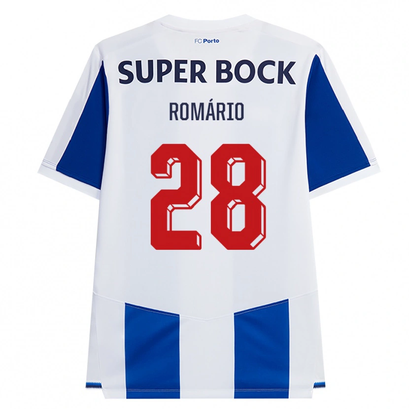 Danxen Homem Camisola Romario Baro #28 Azul Branco Vermelho Principal 2026/27 Camisa Brasil