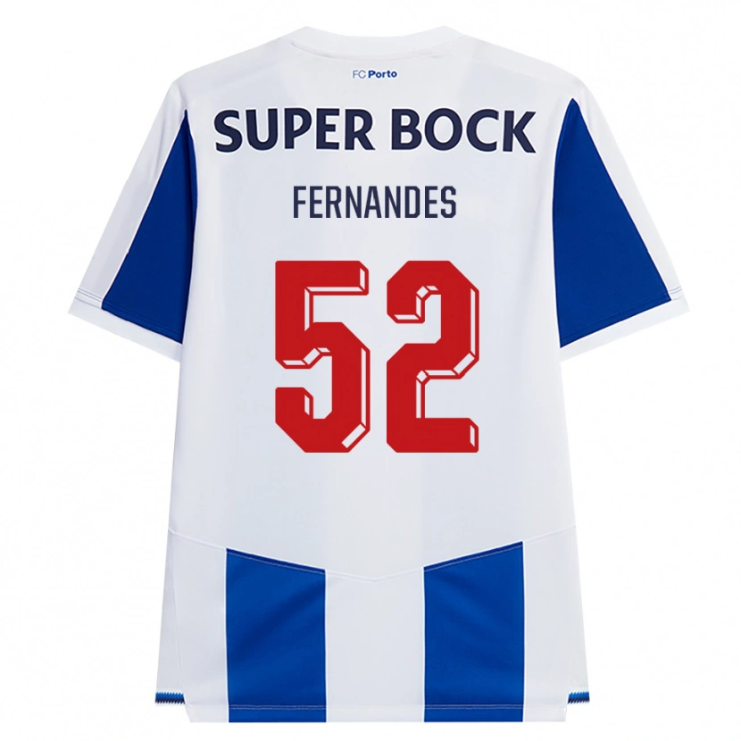 Danxen Homem Camisola Martim Fernandes #52 Azul Branco Vermelho Principal 2026/27 Camisa Brasil