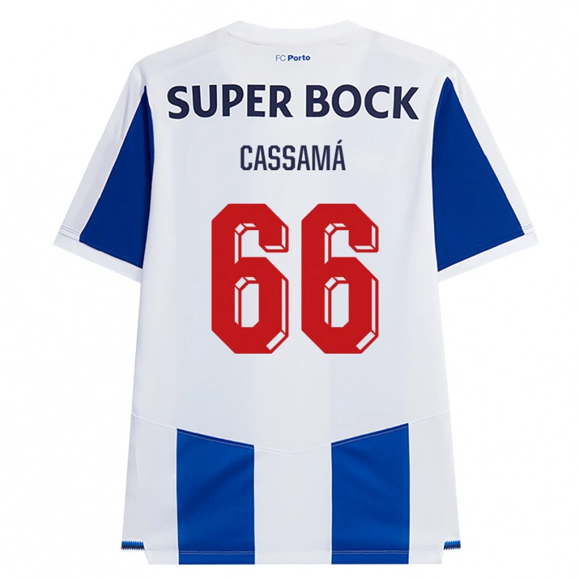 Danxen Homem Camisola Adramane Cassamá #66 Azul Branco Vermelho Principal 2026/27 Camisa Brasil