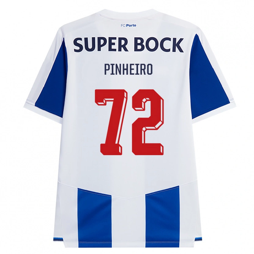 Danxen Homem Camisola Rodrigo Pinheiro #72 Azul Branco Vermelho Principal 2026/27 Camisa Brasil