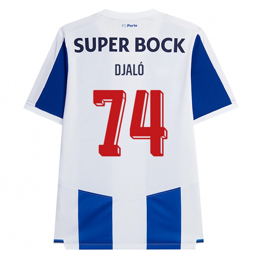 Danxen Homem Camisola Ussumane Djaló #74 Azul Branco Vermelho Principal 2026/27 Camisa Brasil