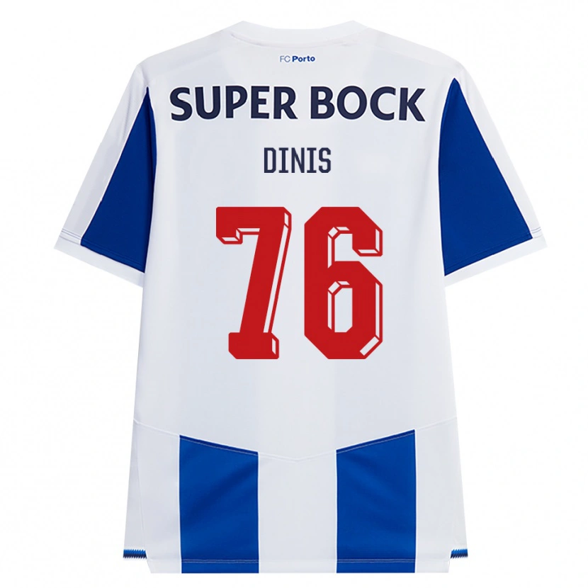 Danxen Homem Camisola Dinis Andrade Rodrigues #76 Azul Branco Vermelho Principal 2026/27 Camisa Brasil