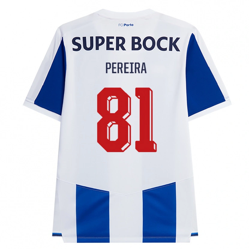 Danxen Homem Camisola Martim Pereira #81 Azul Branco Vermelho Principal 2026/27 Camisa Brasil
