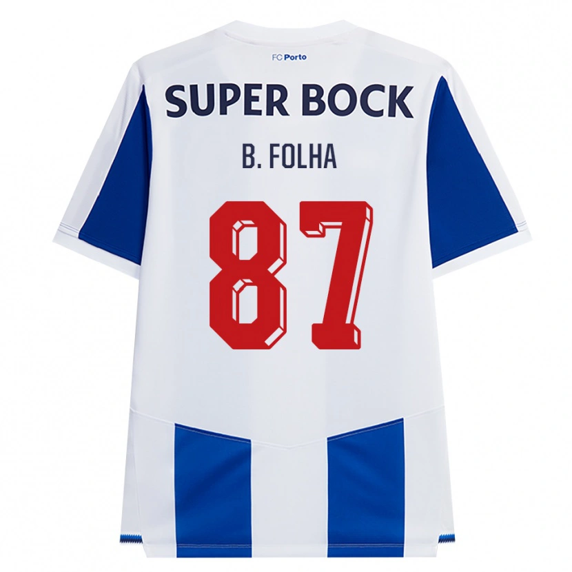 Danxen Homem Camisola Bernardo Folha #87 Azul Branco Vermelho Principal 2026/27 Camisa Brasil