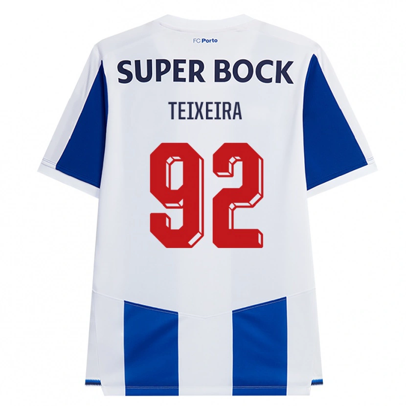 Danxen Homem Camisola João Teixeira #92 Azul Branco Vermelho Principal 2026/27 Camisa Brasil