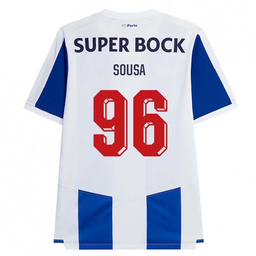 Danxen Homem Camisola Filipe Sousa #96 Azul Branco Vermelho Principal 2026/27 Camisa Brasil