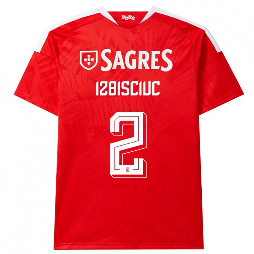 Danxen Homem Camisola Pedro Izbisciuc #2 Vermelho Branco Amarelo Principal 2026/27 Camisa Brasil
