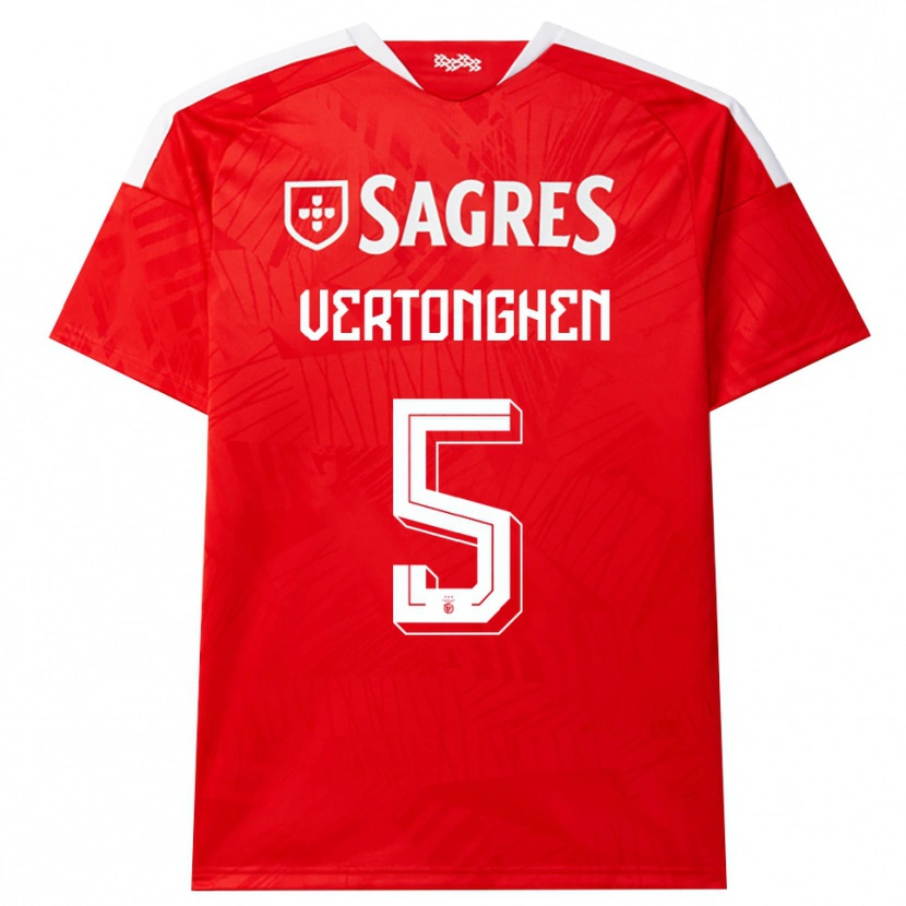 Danxen Homem Camisola Jan Vertonghen #5 Vermelho Branco Amarelo Principal 2026/27 Camisa Brasil