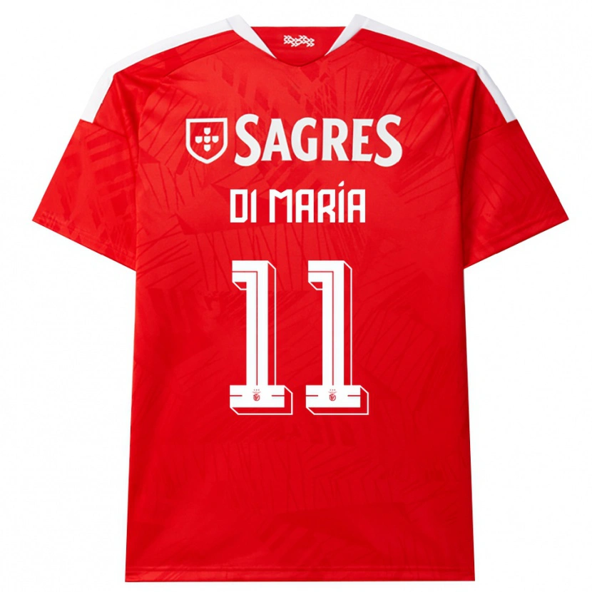 Danxen Homem Camisola Angel Di Maria #11 Vermelho Branco Amarelo Principal 2026/27 Camisa Brasil