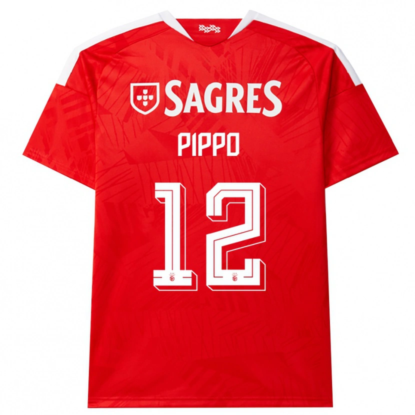 Danxen Homem Camisola Pippo #12 Vermelho Branco Amarelo Principal 2026/27 Camisa Brasil