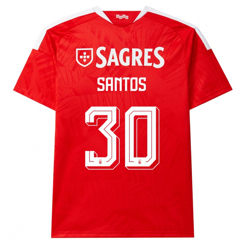 Danxen Homem Camisola Daniela Santos #30 Vermelho Branco Amarelo Principal 2026/27 Camisa Brasil