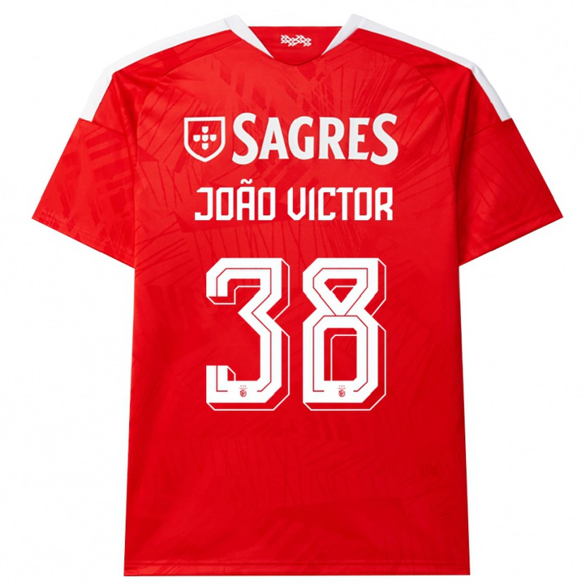 Danxen Homem Camisola Joao Victor #38 Vermelho Branco Amarelo Principal 2026/27 Camisa Brasil