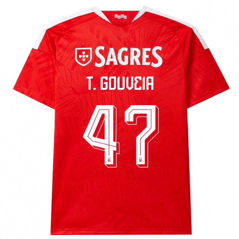 Danxen Homem Camisola Tiago Gouveia #47 Vermelho Branco Amarelo Principal 2026/27 Camisa Brasil
