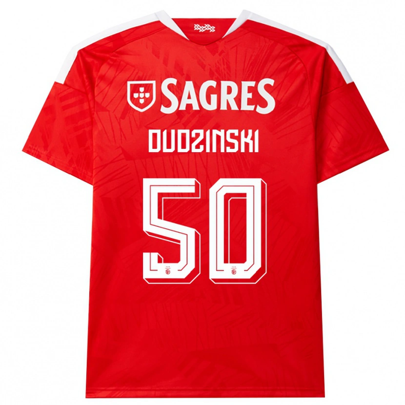 Danxen Homem Camisola Marcel Dudzinski #50 Vermelho Branco Amarelo Principal 2026/27 Camisa Brasil