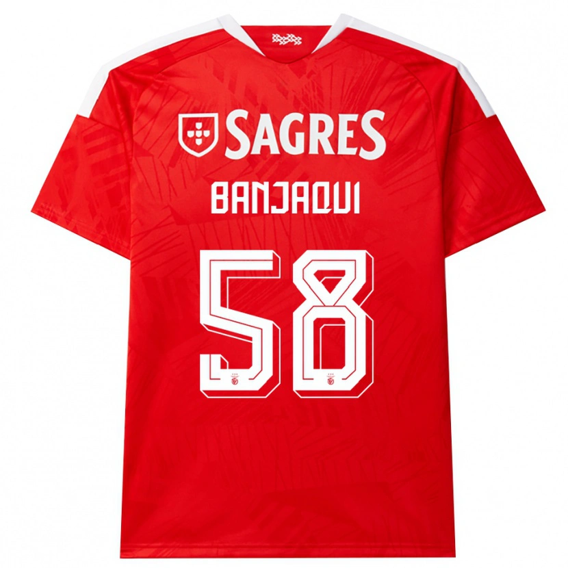 Danxen Homem Camisola Daniel Banjaqui #58 Vermelho Branco Amarelo Principal 2026/27 Camisa Brasil