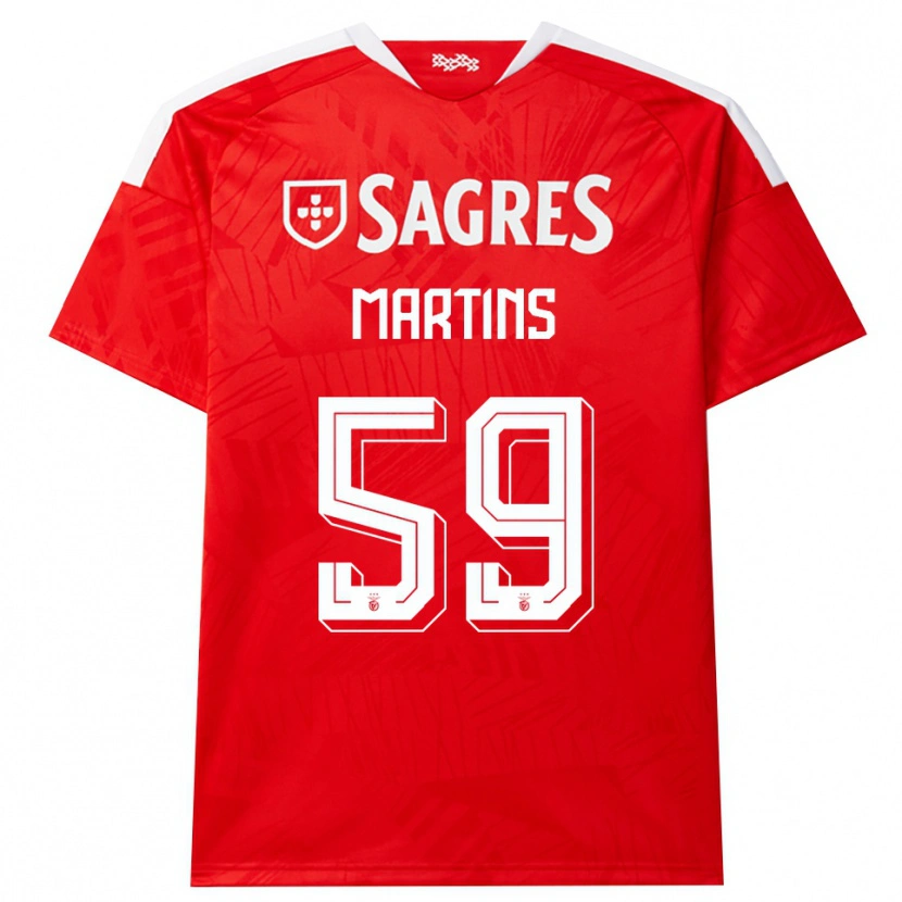 Danxen Homem Camisola Leandro Martins #59 Vermelho Branco Amarelo Principal 2026/27 Camisa Brasil