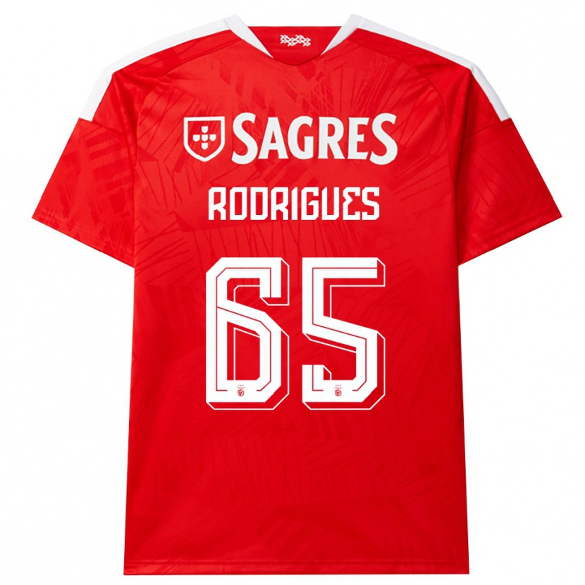 Danxen Homem Camisola Rafael Rodrigues #65 Vermelho Branco Amarelo Principal 2026/27 Camisa Brasil