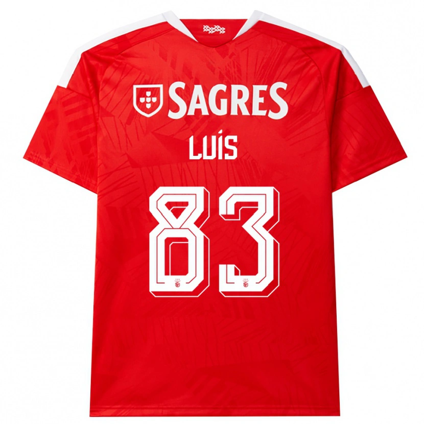 Danxen Homem Camisola Rafael Luís #83 Vermelho Branco Amarelo Principal 2026/27 Camisa Brasil