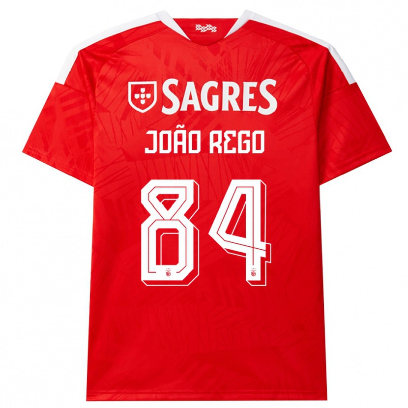 Danxen Homem Camisola João Rego #84 Vermelho Branco Amarelo Principal 2026/27 Camisa Brasil